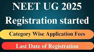 How to fill NEET 2025 Application Form | Step by Step in 10 mins #neet #neet2025 #update