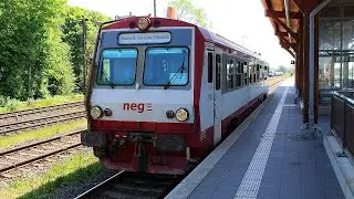 Mit dem T4 der neg von Niebüll nach Tønder (Fst-Mitfahrt)