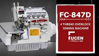 FC 847D Super High Speed | 4 Thread Overlock Sewing Machine | Fucen Sewing Machine