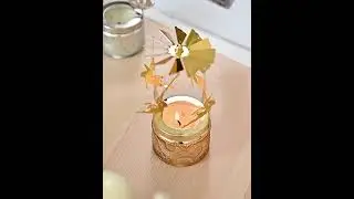 Luxury Fragrance Rotating Candlestick Creative Glass