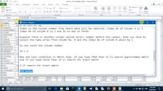Excel Leasson # How to use VLOOKUP function in Excel