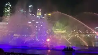 Singapore Marina Bay Sands Water & Light Show (July 2, 2024)