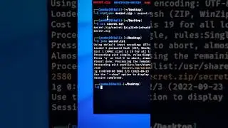 Linux - How to Unlock Password Protected Zip File Without Password 