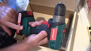 Hychika cordless Drill Driver Kit  DD18F unbox and  tryout.