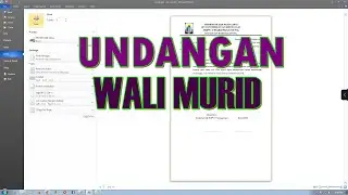 SURAT UNDANGAN WALI MURID