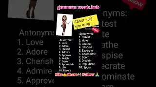 Daily Spoken English & Grammar #spokenenglish #grammar #vocabulary #learnenglish #english #viral