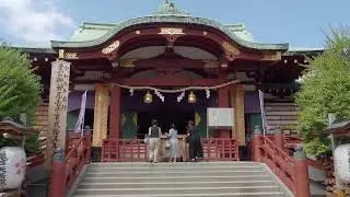 亀戸天満宮　明日から例大祭　2024/08/23  a4