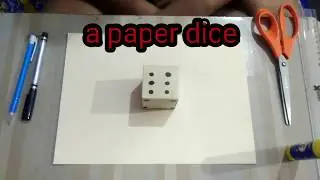How to make a paper dice