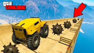 САМЫЙ АДСКИЙ СПУСК! ТАМ МИНЫ  КАК ЕГО ПРОЙТИ?!! СТЕНКА НА СТЕНКУ GTA 5 ОНЛАЙН