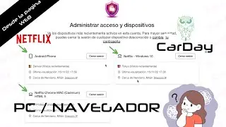 ¿Cómo funciona la nueva función de administrar accesos y dispositivos en Netflix? | #CarDay🦉