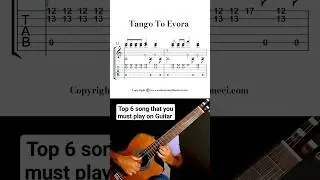 The 6 song that you must play on Guitar