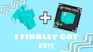 Killing Diamond slime pup dragon + Diamond Crate opening | Roblox Kaiju Paradise