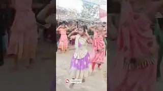 ग्रामीड़ बच्चियों का सुंदर नृत्य cg गाना मे