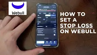 How To Set Stop Loss (Webull Platform)