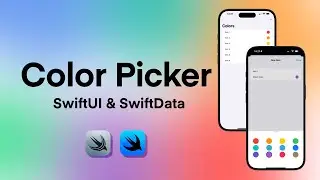 How to Create a Custom Color Picker in SwiftUI | Save Colors with SwiftData