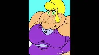 starfire gets big hair & gets fat!!!! 😎
