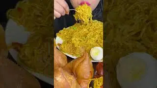 ASMR EATING MAGGI,SAMOSA,SHAWARMA,CHICKEN LOLLIPOP,VEG PIZZA
