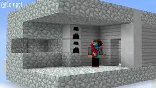 Я ПОСТРОИЛ ОБЛАЧНУЮ КУЗНИЦУ НА НЕБЕ В МАЙНКРАФТ   Компот Minecraft.