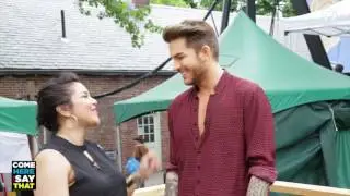 Adam Lambert - gma summer concert ( Come Here and say that)
