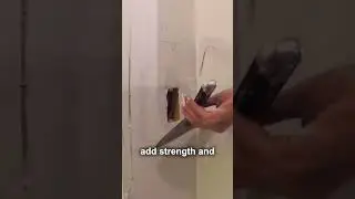 Repair Badly Overcut Electrical Box!