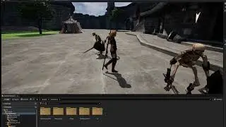 FFXI assets in Unreal Engine 5 - Jump kind of works, and targetting (kind of works)