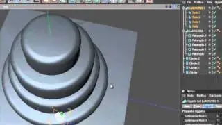 tutorial CINEMA 4D R12  BIRTHDAY CAKE