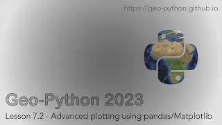 Geo-Python 2023 Lesson 7.2 - Advanced plotting using pandas/Matplotlib