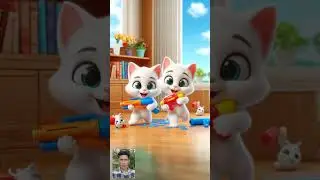 two kittens are causing trouble #story #cat #cute #ai