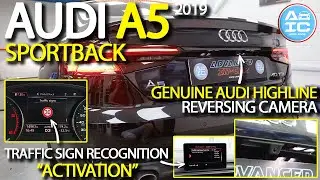 Audi A5 Sportsback (2019) in for a Genuine Audi Highline Reversing Camera & Traffic Sign Recognition