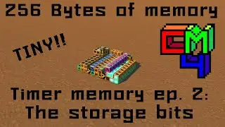 Making the actual timer storage bits [Scrap Mechanic timer memory ep. 2]