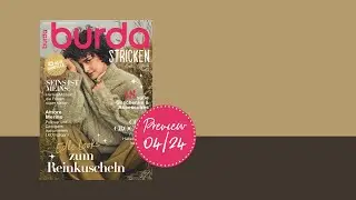 Einblick in die burda stricken #4/24