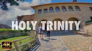 Monastery of the Holy Trinity Walking Tour in Meteora, Greece in 4K