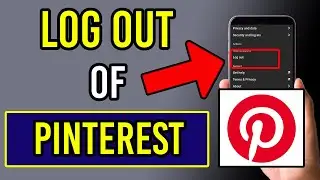 How to log out of Pinterest
