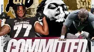 Colorado OL Fan Favorites Kardell Thomas, Jordan Seaton and Tyler Brown