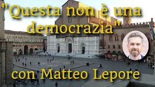 "Questa non è una democrazia", riflessione con Matteo Lepore, Sindaco di Bologna