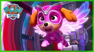 PAW Patrol Mighty Pups save a Rocket Ship and more! - PAW Patrol - Cartoons for Kids Compilation