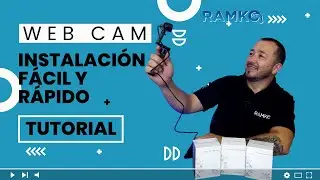 Camara web 1080 instalacion, configuracion fullhd