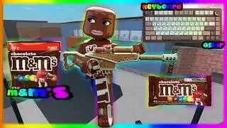 🌈Playing mm2 as M&M'S *Keyboard ASMR* 🌈