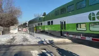 Railfanning At A Crossing And In The Snow