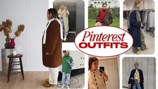 recreating outfits from my pinterest board (winter 2023 inspo)