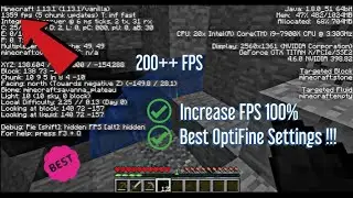 Best OptiFine settings for Minecraft 1.14 ~ 1.17 | Best settings for OptiFine