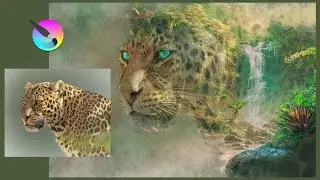 KRITA 5.2.2 - Create a Double Exposure effect in Krita