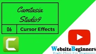 Camtasia Studio 9 Cursor Effects tutorial in Hindi and Urdu Part 6