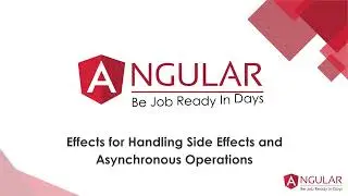 Mastering NgRx Effects: Handling Side Effects & Async Operations in Angular | Chapter 8.5/10: NgRx