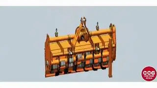 Rotavator Assembly animation in Solidworks | Solidworks Animations