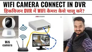 WIFI Camera Connect to Hikvision DVR | Kaise connect kare WIFI Camera ko apne Existing DVR me|