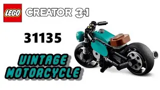 LEGO 31135 VINTAGE MOTORCYCLE | LEGO CREATOR 3in1 3D Instructions