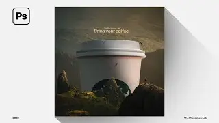 Photoshop Tutorial: Coffee Social Media Ad Inspiration 71