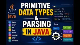 Data types in Java and Parsing.