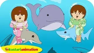 Kutahu Dunia Air (lumba lumba, hiu, paus) - Kastari Animation Official